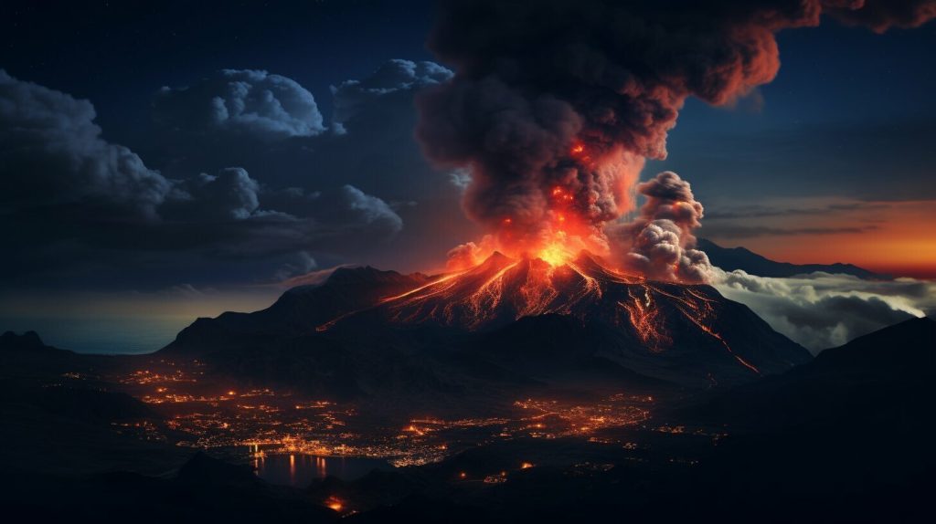 active volcano in La Gomera
